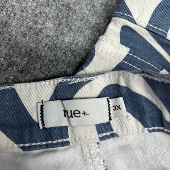 Rue21 Jeans Womens Plus 3X Blue Denim Skate Straight Leg Stretch High Rise New - Picture 6 of 12